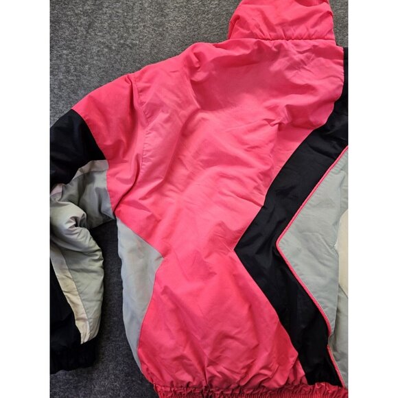 Vintage 80s Yamaha Racing Puffer Colorblock Jacket Size Large  Snowmobile - Picture 14 of 16